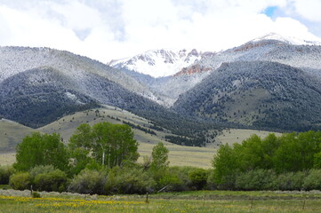 Fototapeta na wymiar Spring Mountain Scenery
