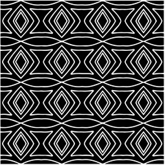 Design seamless monochrome geometric pattern. Abstract background. Vector art.Perfect for site backdrop, wrapping paper, wallpaper, textile and surface design. 