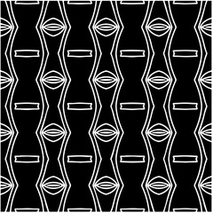 Design seamless monochrome geometric pattern. Abstract background. Vector art.Perfect for site backdrop, wrapping paper, wallpaper, textile and surface design. 