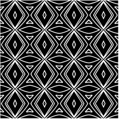 Design seamless monochrome geometric pattern. Abstract background. Vector art.Perfect for site backdrop, wrapping paper, wallpaper, textile and surface design. 