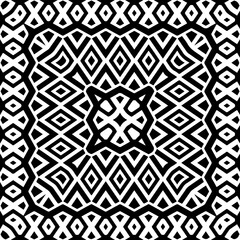 Design seamless monochrome geometric pattern. Abstract background. Vector art.Perfect for site backdrop, wrapping paper, wallpaper, textile and surface design. 