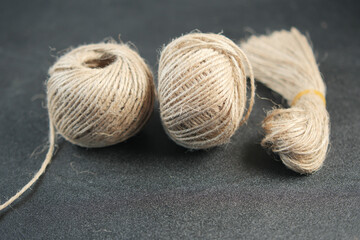 Roap texture on a table closeup 