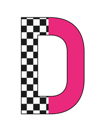 Checkered Alphabet and Numbers png SVG Cut File, race font svg png, race Checkered alphabet letters svg png, Racing Checkered Alphabet svg
