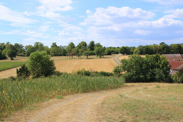 blick ins heckengäu bei flacht in der gemeinde weissach