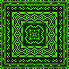 Seamless vector pattern. Background texture in geometric ornamental style.Repeat background.Color mandala.