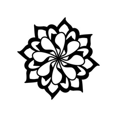 abstract flower illustration