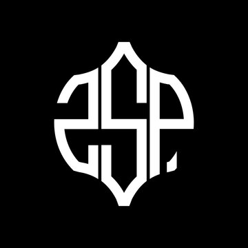 ZSP letter logo. ZSP best black background vector image. ZSP Monogram logo design for entrepreneur and business.
