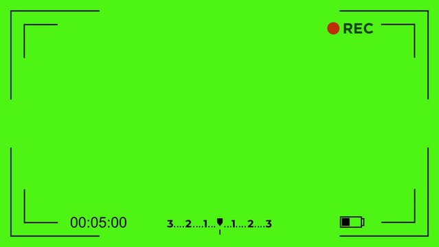Camera Recording Screen | video recording screen | Camcorder screen with details 