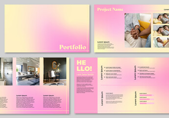 Beige and Pink Soft Pop Portfolio