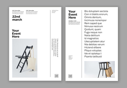 Minimalist Poster Design Layout