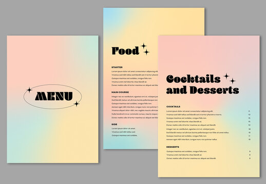 Soft Pop Restaurant Menu