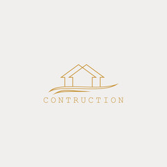 vector logo for building construction
