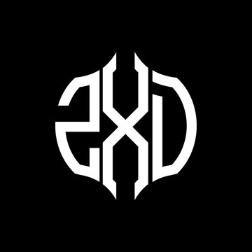 ZXD letter logo. ZXD best black background vector image. ZXD Monogram logo design for entrepreneur and business.
