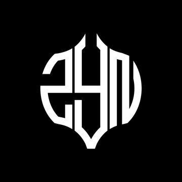 ZYN letter logo. ZYN best black background vector image. ZYN Monogram logo design for entrepreneur and business.
