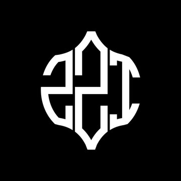 ZZI letter logo. ZZI best black background vector image. ZZI Monogram logo design for entrepreneur and business.
