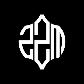 ZZM letter logo. ZZM best black background vector image. ZZM Monogram logo design for entrepreneur and business.
