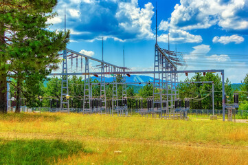 Electric power supply unit at Zlatibor, Serbia.