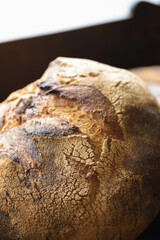 details of a loaf of bread