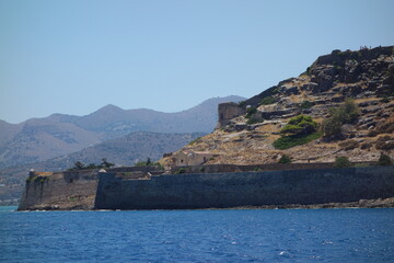 la crête, ile de Spinalonga