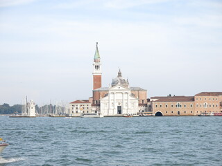 Blick auf Insel San Giorgio Maggiore bei Venedig