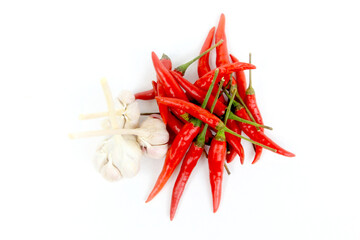 red hot chili peppers and garlic