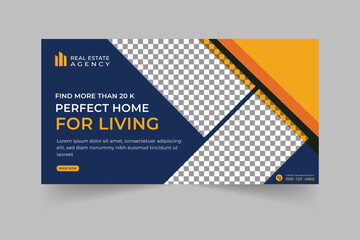 real estate web banner ad design for business advertising 