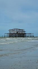 Brighton West Pier on a suynny day