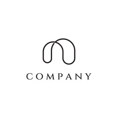 Abstract elements of arch line vector logo, for the construction of doors, windows, buildings and architecture. On a black and white isolated background.