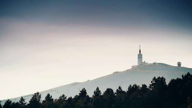 Mont Ventoux mountain in Provence region, southern France.