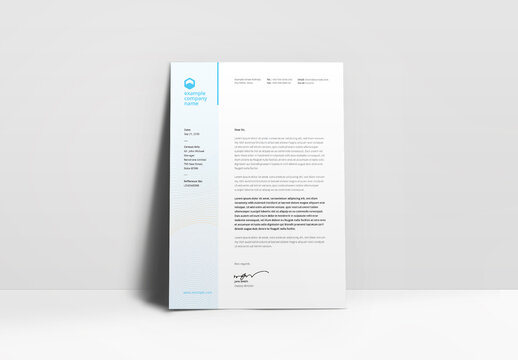 Minimal & Clean Corporate Letterhead