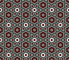 Abstract geometric pattern. A seamless background, vintage texture