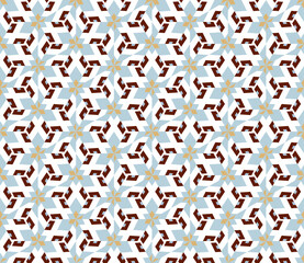 Abstract geometric pattern. A seamless background, vintage texture