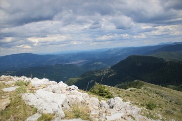landscape with mountains