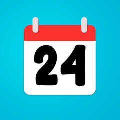 calendar vector, icon, date, illustration numbers