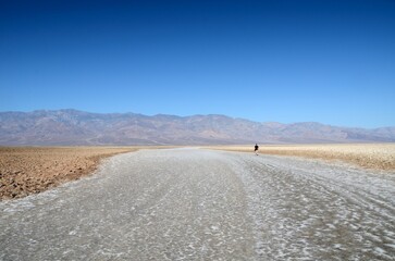 Fototapeta na wymiar Alone in the Death Valley