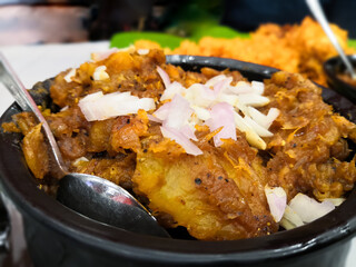Tasty Kerala Style Kappa Biriyani In Clay Pot