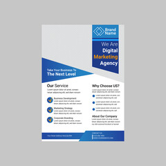 Trending Modern Style Corporate Flyer Template, Modern Corporate Flyer Template, Clean Corporate Flyer Template