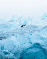 Fototapeten Ice Trekking on glacier © luisfernando