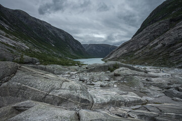 Traces of glaciers in Norway.
Own sample of nature, formed by the ice age.