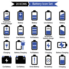 Battery Icon Set