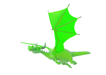 strawberry dragon is looking up and flying