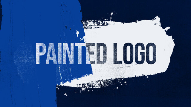 Paint and Spray Logo Reveal