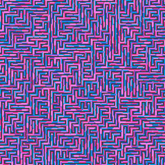 Color Rhombus tile tessellation pattern illustration