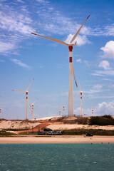 Postcard wind turbine