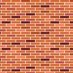 Brick wall. Vector illustration seamless pattern