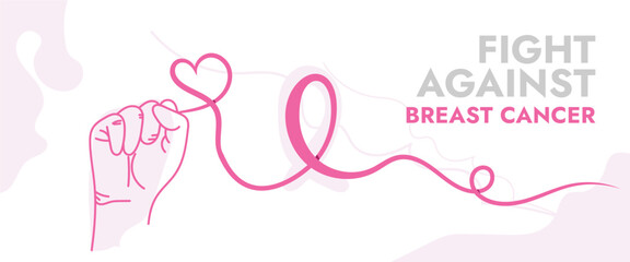 breast cancer awareness month banner