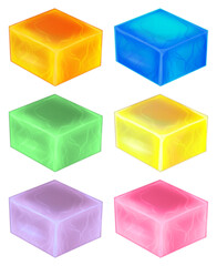 Fototapeta premium Marmalade fruit candy set without sugar