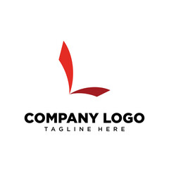Fototapeta na wymiar Logo design letter L, suitable for company, community, personal logos, brand logos