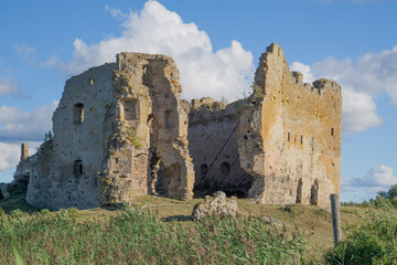 Beautiful and old castle ruins that is not destroyed yet