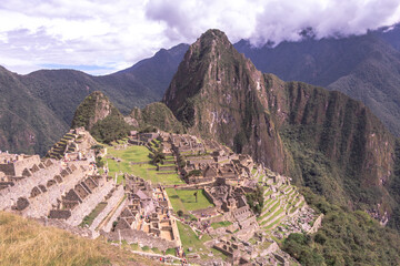 Photographs of the citadel of Machu Picchu, Cusco Perú.